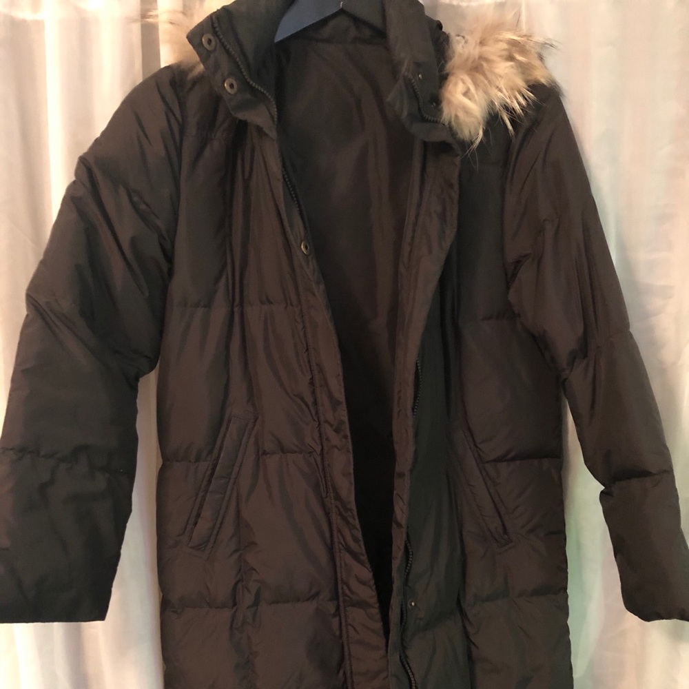 Long down coat